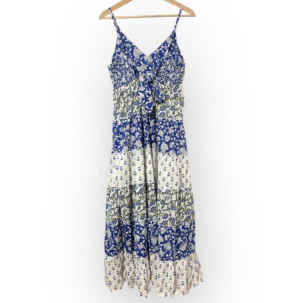 ZARA PATCHWORK PRINT PANEL DRESS MEDIUM EUC - image 15